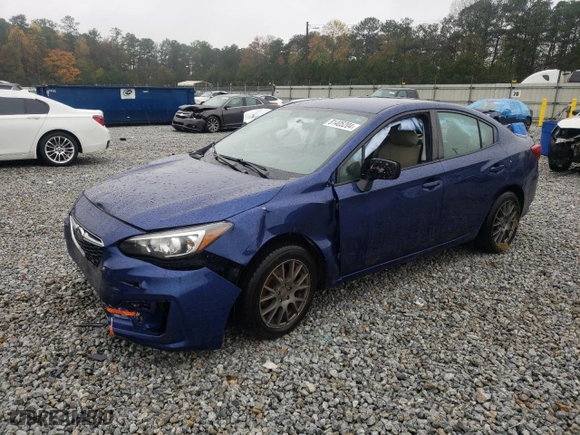 2017 Subaru Impreza with VIN 4S3GKAA61H1618872, listed as a Copart auction lot 81405204 with 84,910 mi miles and Salvage Title. Bid and sale history available at carsss.com. Image 1.