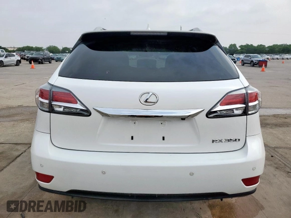 2015 Lexus RX 350 with VIN 2T2ZK1BA0FC174626, listed as a Copart auction lot 57313965 with 97,865 mi miles and Salvage title. Bid and sale history available at DreamBid. Image 6.