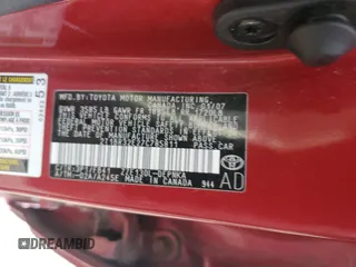 2007 Toyota Corolla CE z VIN 2T1BR32E27C785811, wystawiony jako Copart lot #61403455 z przebiegiem 114 255 mil mil oraz Szkoda całkowita • Salvage title. Historia ofert i sprzedaży dostępna na DreamBid. Obrazek 12.