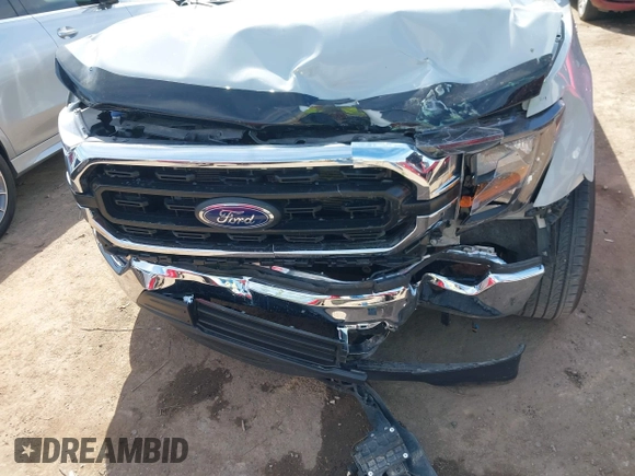 2023 Ford F-150 XL with VIN 1FTMF1C53PKF34184, listed as a IAAI auction lot 42242703 with 27,312 mi miles and . Bid and sale history available at DreamBid. Image 6.