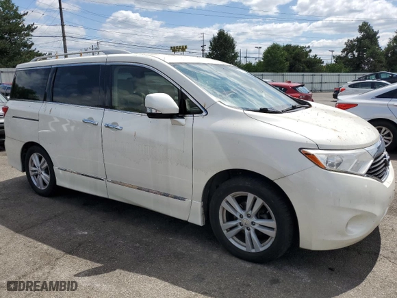 2014 Nissan Quest SV with VIN JN8AE2KP2E9105528, listed as a Copart auction lot 67375124 with 76,238 mi miles and Clean Title. Bid and sale history available at carsss.com. Image 4.