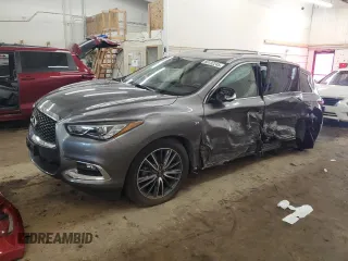 2020 Infiniti QX60 Luxe z VIN 5N1DL0MM3LC512193, wystawiony jako Copart lot #66132245 z przebiegiem 33 176 mil mil oraz Szkoda całkowita • Salvage title. Historia ofert i sprzedaży dostępna na DreamBid. Obrazek 1.