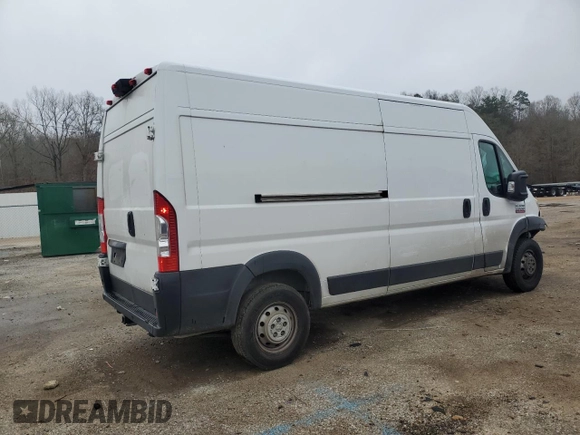 2020 Ram ProMaster Cargo with VIN 3C6TRVDG3LE124337, listed as a Copart auction lot 86795794 with 142,350 mi miles and Salvage Title. Bid and sale history available at carsss.com. Image 3.