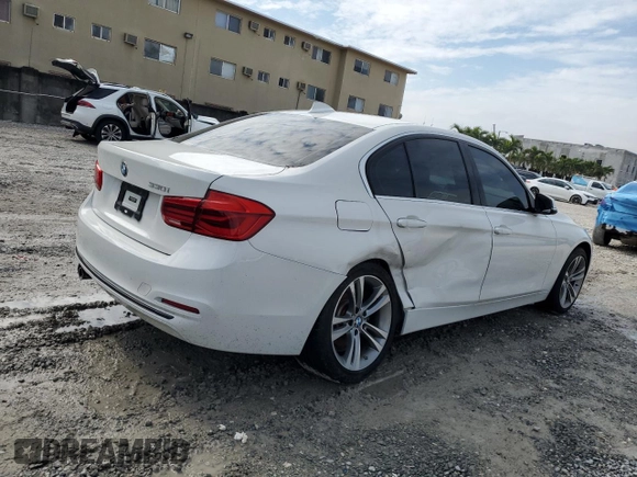 2018 BMW 3 Series 330i with VIN WBA8B9C50JK676945, listed as a Copart auction lot 89179095 with 82,314 mi miles and Salvage title. Bid and sale history available at DreamBid. Image 3.