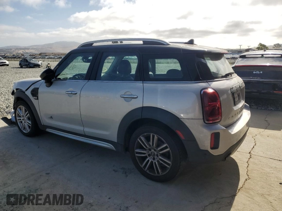 2022 MINI Countryman Oxford Edition with VIN WMZ43BR0XN3N41005, listed as a Copart auction lot 62775265 with 59,371 mi miles and Salvage title. Bid and sale history available at DreamBid. Image 2.