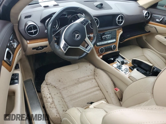 2014 Mercedes-Benz SL 63 AMG with VIN WDDJK7EAXEF029105, listed as a Copart auction lot 75639724 with Not provided miles and Non repairable. Bid and sale history available at DreamBid. Image 8.