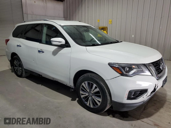 2020 Nissan Pathfinder S with VIN 5N1DR2AM2LC649334, listed as a Copart auction lot 53488155 with 120,617 mi miles and Clean title. Bid and sale history available at DreamBid. Image 4.