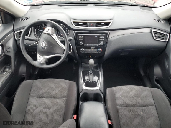 2016 Nissan Rogue S with VIN KNMAT2MVXGP622989, listed as a Copart auction lot 47526215 with 104,465 mi miles and Salvage Title. Bid and sale history available at carsss.com. Image 8.