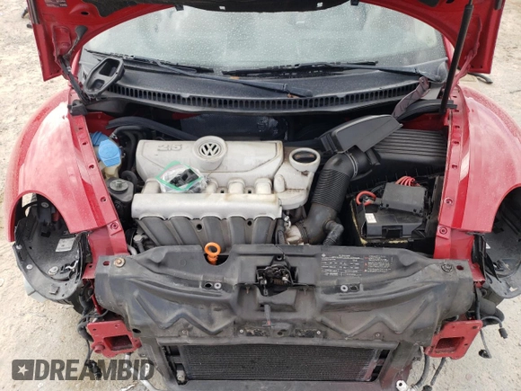 2009 Volkswagen New Beetle Coupe S with VIN 3VWPW31C99M511866, listed as a Copart auction lot 80826994 with 53,791 mi miles and Salvage Title. Bid and sale history available at carsss.com. Image 11.