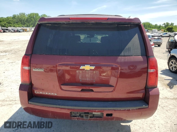2016 Chevrolet Suburban LT with VIN 1GNSKHKC0GR342361, listed as a Copart auction lot 56757655 with 261,015 mi miles and Clean Title. Bid and sale history available at DreamBid. Image 6.