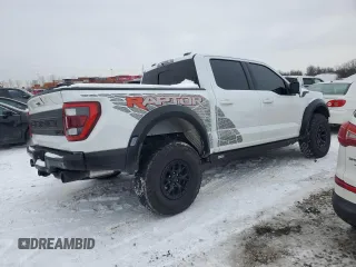 2023 Ford F-150 Raptor with VIN 1FTFW1RJXPFC55093, listed as a Copart auction lot 88436285 with 12,256 mi miles and Salvage Title. Bid and sale history available at DreamBid. Image 3.