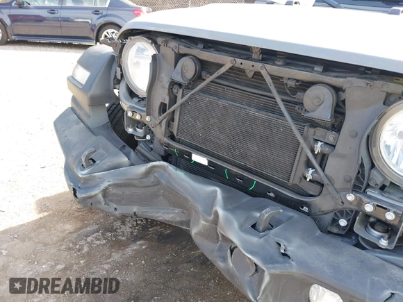 2021 Jeep Wrangler Unlimited Sport S with VIN 1C4HJXDG9MW836411, listed as a IAAI auction lot 41844148 with 17,955 mi miles. Bid and sale history available at carsss.com. Image 6.