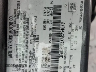 2010 Ford Fusion Hybrid with VIN 3FADP0L3XAR254079, listed as a Copart auction lot 52196855 with 118,015 mi miles and Salvage Title. Bid and sale history available at carsss.com. Image 12.