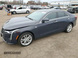 2024 Cadillac CT4 Luxury with VIN 1G6DK5RK2R0131430, listed as a Copart auction lot 51353345 with 2,425 mi miles and Salvage Title. Bid and sale history available at carsss.com. Image 1.