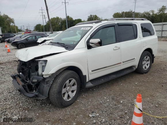 2015 Nissan Armada Platinum with VIN 5N1AA0NC4FN612228, listed as a Copart auction lot 73326014 with NaN miles and Salvage Title. Bid and sale history available at carsss.com. Image 1.