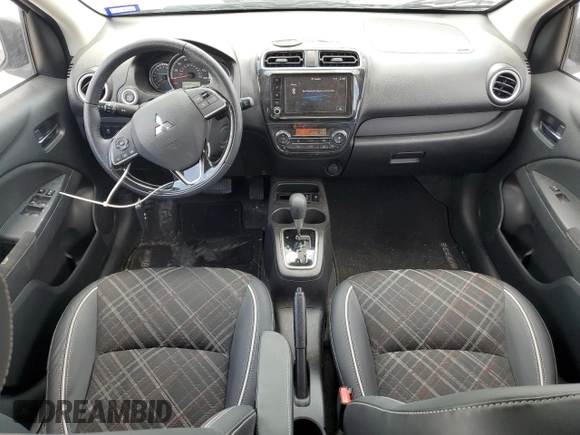 2023 Mitsubishi Mirage Black Edition with VIN ML32AWHJ7PH007192, listed as a Copart auction lot 54978395 with 25,065 mi miles and Clean title. Bid and sale history available at DreamBid. Image 8.