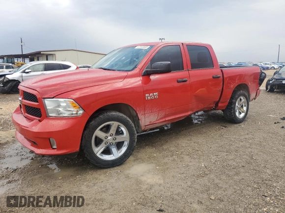 2014 Ram 1500 Express with VIN 1C6RR6KG5ES441037, listed as a Copart auction lot 47553655 with 114,521 mi miles and Salvage Title. Bid and sale history available at carsss.com. Image 1.