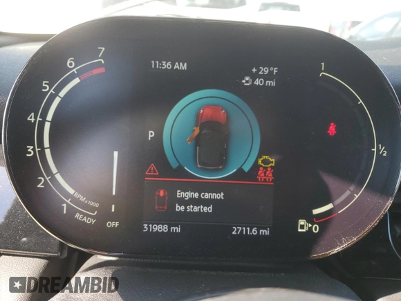 2022 MINI Convertible Cooper S с VIN WMW43DL00N3N52368, выставлен на аукционе Copart как лот 45111325 с пробегом 31 988 миль миль и Списание • Salvage title. История ставок и продаж доступна на DreamBid. Изображение 9.