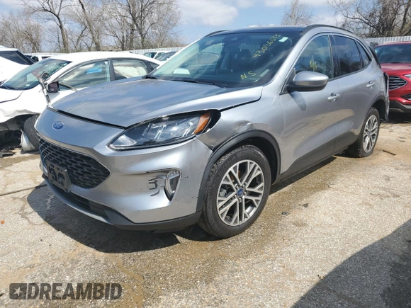 2021 Ford Escape SEL with VIN 1FMCU0H62MUB04381, listed as a Copart auction lot 43056673 with 42,473 mi miles and Salvage title. Bid and sale history available at DreamBid. Image 1.