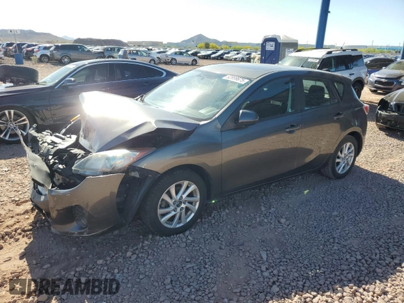 2013 Mazda 3 i Touring with VIN JM1BL1L73D1763242, listed as a Copart auction lot 52999675 with 132,917 mi miles and Salvage Title. Bid and sale history available at carsss.com. Image 1.
