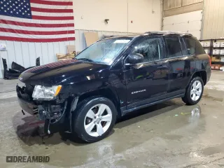 2012 Jeep Compass Sport with VIN 1C4NJDBB2CD638188, listed as a Copart auction lot 47197555 with 110,259 mi miles and Salvage Title. Bid and sale history available at carsss.com. Image 1.