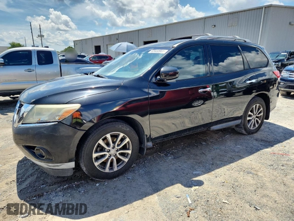 2015 Nissan Pathfinder S with VIN 5N1AR2MN6FC651888, listed as a Copart auction lot 63422955 with 217,197 mi miles and Clean title. Bid and sale history available at DreamBid. Image 1.
