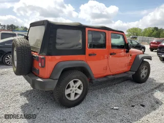 2015 Jeep Wrangler Unlimited Sport with VIN 1C4HJWDGXFL726174, listed as a Copart auction lot 51895295 with 107,377 mi miles and Salvage Title. Bid and sale history available at carsss.com. Image 3.