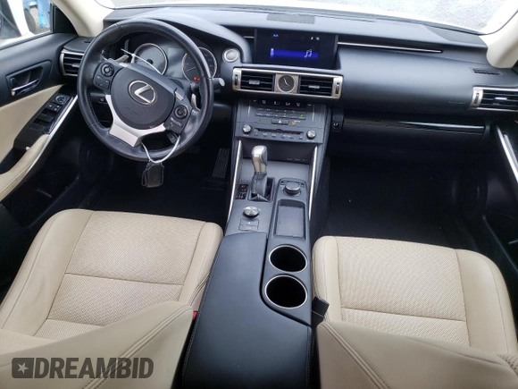 2016 Lexus IS 200t with VIN JTHBA1D26G5033815, listed as a Copart auction lot 49961555 with 95,304 mi miles and Salvage Title. Bid and sale history available at DreamBid. Image 8.