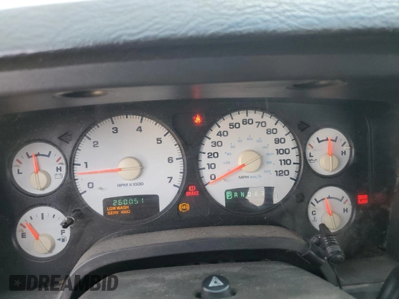 2005 Dodge 2500 SLT with VIN 3D7KS28D35G902298, listed as a Copart auction lot 46449835 with 260,051 mi miles and Non Repairable. Bid and sale history available at DreamBid. Image 9.