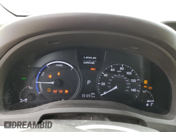 2013 Lexus RX 450h with VIN JTJZB1BA3D2008890, listed as a Copart auction lot 49958315 with 201,231 mi miles and Salvage title. Bid and sale history available at DreamBid. Image 9.