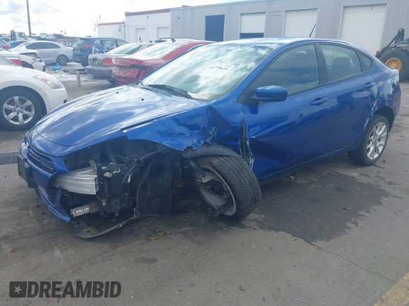 2013 Dodge Dart SXT with VIN 1C3CDFBA7DD147851, listed as a IAAI auction lot 41778651 with 99,805 mi miles. Bid and sale history available at carsss.com. Image 18.