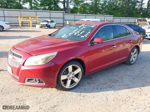 2013 Chevrolet Malibu LTZ with VIN 1G11J5SX9DF196248, listed as a IAAI auction lot 41994202 with 181,767 mi miles. Bid and sale history available at carsss.com. Image 2.