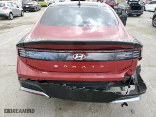 2024 Hyundai Sonata SEL with VIN KMHL14JA1RA363077, listed as a Copart auction lot 49425155 with 7,351 mi miles and Salvage Title. Bid and sale history available at carsss.com. Image 6.