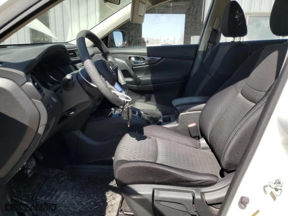 2017 Nissan Rogue S with VIN JN8AT2MV5HW006466, listed as a Copart auction lot 48540425 with 40,492 mi miles and Salvage Title. Bid and sale history available at carsss.com. Image 7.