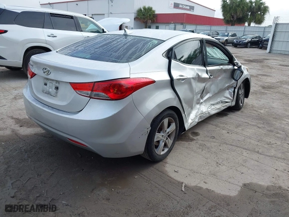 2011 Hyundai Elantra Ltd with VIN KMHDH4AE2BU148377, listed as a IAAI auction lot 41925933 with 189,669 mi miles. Bid and sale history available at carsss.com. Image 4.