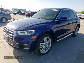 2018 Audi Q5 Premium Plus with VIN WA1BNAFY3J2004475, listed as a Copart auction lot 52731845 with 112,884 mi miles and Clean Title. Bid and sale history available at carsss.com. Image 1.