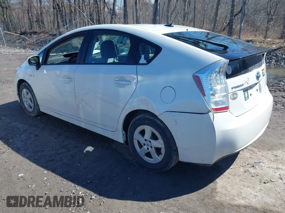 2010 Toyota Prius II with VIN JTDKN3DU3A0138853, listed as a IAAI auction lot 41847622 with 171,773 mi miles. Bid and sale history available at carsss.com. Image 3.
