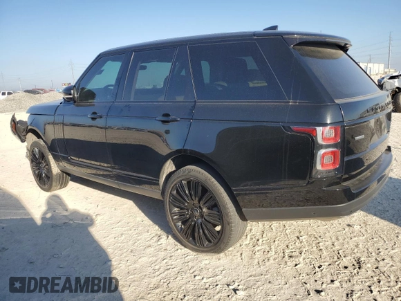 2019 Land Rover Range Rover with VIN SALGS2RE4KA541142, listed as a Copart auction lot 47006935 with 80,142 mi miles and Salvage title. Bid and sale history available at DreamBid. Image 2.