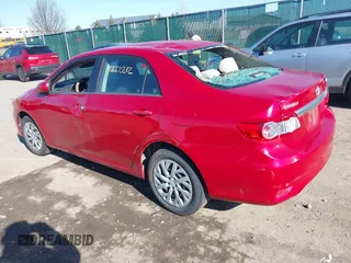 2013 Toyota Corolla L with VIN 2T1BU4EE4DC102938, listed as a IAAI auction lot 41822212 with 89,079 mi miles. Bid and sale history available at carsss.com. Image 3.