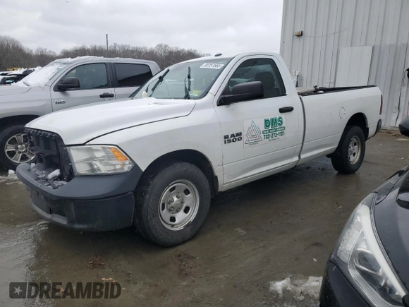 2015 Ram 1500 Tradesman z VIN 3C6JR6DG5FG540010, wystawiony jako Copart lot #45151585 z przebiegiem 208 203 mil mil oraz Szkoda całkowita • Salvage title. Historia ofert i sprzedaży dostępna na DreamBid. Obrazek 1.