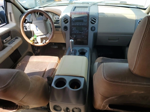 2005 Ford F-150 XLT with VIN 1FTPW12515KC25535, listed as a Copart auction lot 50210615 with 102,532 mi miles and Non Repairable. Bid and sale history available at carsss.com. Image 8.