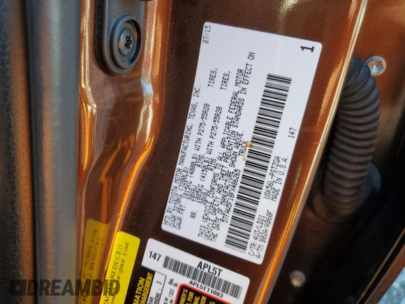 2015 Toyota Tundra 4WD Truck Platinum with VIN 5TFAW5F18FX486265, listed as a Copart auction lot 83541344 with 96,851 mi miles and Salvage Title. Bid and sale history available at carsss.com. Image 14.