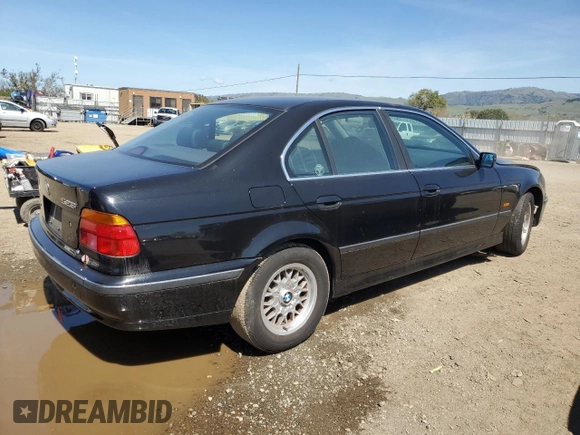 1997 BMW 5 Series 528iA with VIN WBADD6327VBW13599, listed as a Copart auction lot 48437845 with 84,882 mi miles and Clean Title. Bid and sale history available at carsss.com. Image 3.