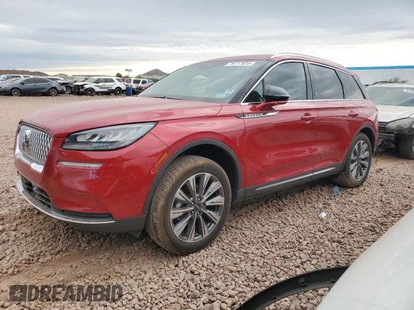 2022 Lincoln Corsair Reserve z VIN 5LMCJ2C96NUL35496, wystawiony jako Copart lot #79717824 z przebiegiem 8 477 mil mil oraz Szkoda całkowita • Salvage title. Historia ofert i sprzedaży dostępna na DreamBid. Obrazek 1.
