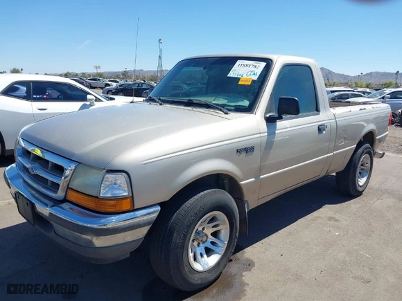 1998 Ford Ranger XL with VIN 1FTYR10C9WTA26130, listed as a IAAI auction lot 41881782 with 275,826 mi miles. Bid and sale history available at carsss.com. Image 2.