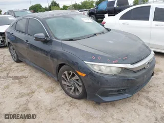 2018 Honda Civic Sedan EX with VIN 2HGFC2F72JH538960, listed as a IAAI auction lot 41965285 with 1 mi miles. Bid and sale history available at carsss.com. Image 1.