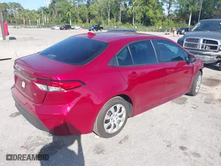 2024 Toyota Corolla LE with VIN 5YFB4MDE2RP158157, listed as a IAAI auction lot 41534771 with 3,365 mi miles. Bid and sale history available at carsss.com. Image 4.