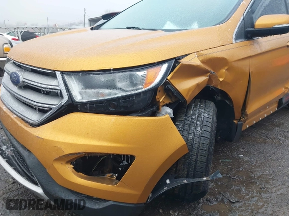 2016 Ford Edge SEL z VIN 2FMPK4J93GBC20556, wystawiony jako IAAI lot #41499188 z przebiegiem 104 430 mil mil oraz . Historia ofert i sprzedaży dostępna na DreamBid. Obrazek 6.
