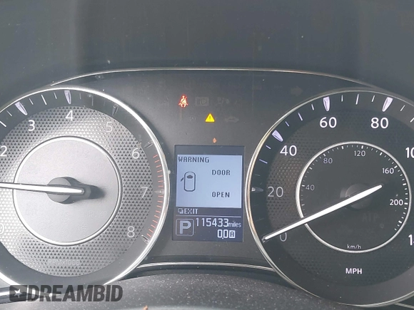 2018 Nissan Armada Platinum with VIN JN8AY2NF7J9331679, listed as a IAAI auction lot 41270116 with 115,433 mi miles. Bid and sale history available at carsss.com. Image 7.