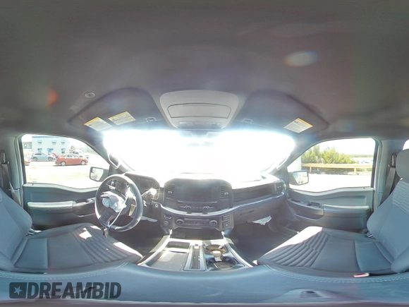 2023 Ford F-150 XL with VIN 1FTEW1CP2PFC13963, listed as a Copart auction lot 56045545 with 26,619 mi miles and Salvage title. Bid and sale history available at DreamBid. Image 14.
